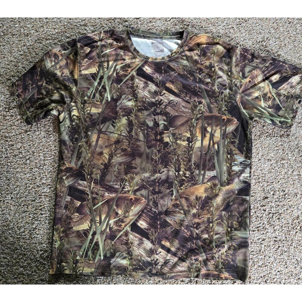 Paramount Outdoors Fish Camo Jersey Shirt Medium